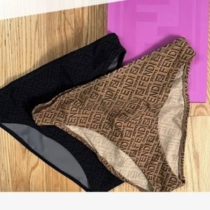 Skims/Fendi high leg bikini pack
